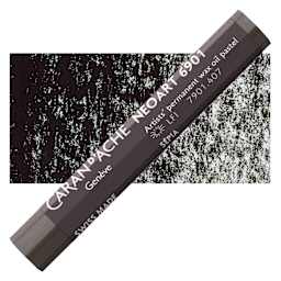 Caran d’Ache Neoart 6901 Pastel - Sepia, pastel and swatch