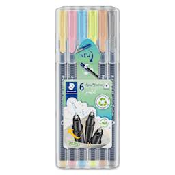 Staedtler Triplus Fineliner Pen - Pastel Colors, Set of 6