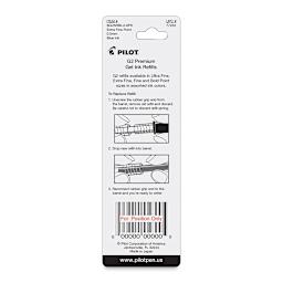 Pilot G2 Gel Pen Refills - 0.5 mm, Blue, Extra Fine, Pkg of 2