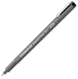Pigment Liner Pen, Size 0.1 mm