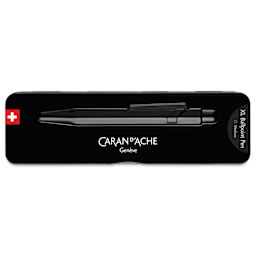 Caran d'Ache 849 Black Code XL Ballpoint Pen - Black, metal case