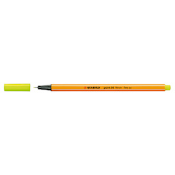 Stabilo Point 88 Fineliner Pen - Neon Yellow