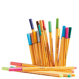 Stabilo Point 88 Fineliner Pen - Neon Green