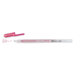 Sakura Gelly Roll Gold-Silver Shadow Pen - Gold/Pink, Bold, cap off