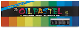 Niji Oil Pastel 24 pc Set - Front view of package