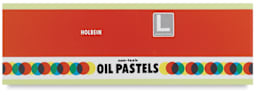 Holbein Academic Oil Pastel Sets - Top view of closed package of 24