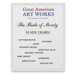Great American Art Works Pastel Set - The Bride of Monty, Set of 39, In Package