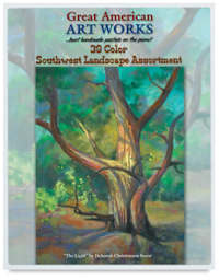 Great American Art Works Pastel Set - Southwest Landscape, Set of 39, In Package