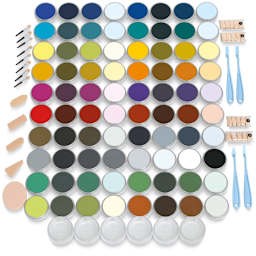 PanPastel Artists’ Painting Pastels Set - Assorted Colors, Set of 80