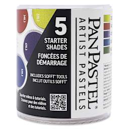 PanPastel Artists’ Painting Pastels Set - Shades, Set of 5 - front of packaging