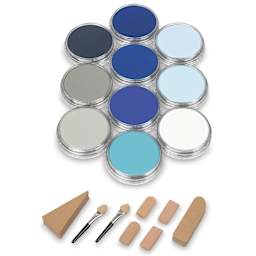 PanPastel Artists’ Painting Pastels Set - Seascape Colors, Set of 10