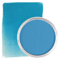 PanPastel Artist Painting Pastel - Phthalo Blue Light, 560.7, pan and swatch