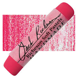 Richeson Handmade Soft Pastel - Red 131 pastel and swatch