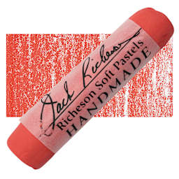 Richeson Handmade Soft Pastel - Red 135 pastel and swatch
