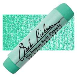 Richeson Handmade Soft Pastel - Green 10 pastel and swatch