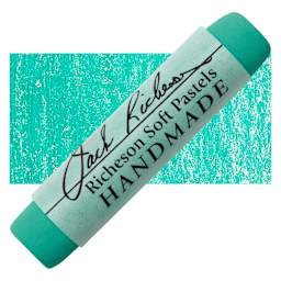 Richeson Handmade Soft Pastel - Green 25 pastel and swatch
