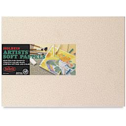 Holbein Artists' Soft Pastel Set - Top view of package of Set of 72 Assorted Colors