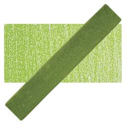 Holbein Artists' Soft Pastel - Olive Green pastel and swatch