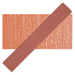 Holbein Artists' Soft Pastel - Vermilion 3 pastel and swatch