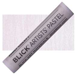 Blick Artists' Soft Pastel - Pansy Violet 1 pastel and swatch