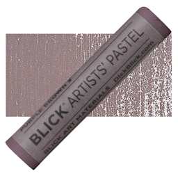 Blick Artists' Soft Pastel - Purple Brown 3 pastel and swatch
