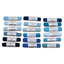 Mount Vision Soft Pastel Set - Turquoise, Set of 18