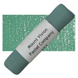 Mount Vision Handmade Pastel - Dark Green 393 pastel and swatch