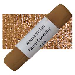 Mount Vision Handmade Pastel - Earth Orange 310 pastel and swatch