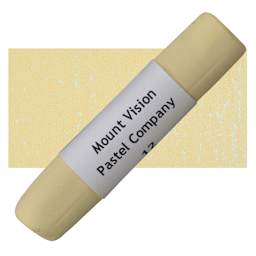 Mount Vision Handmade Pastel - Naples Orange 12 pastel and swatch