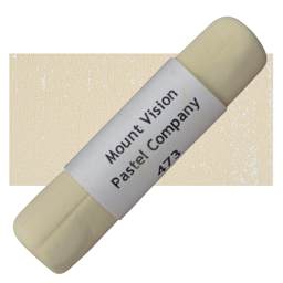 Mount Vision Handmade Pastel - Warm Tan 473 pastel and swatch
