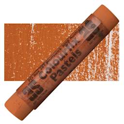 Art Spectrum Colourfix Soft Pastel - Raw Sienna pastel and swatch
