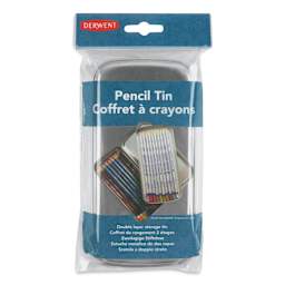 Derwent Pencil Tin - 180 mm x 90 mm x 30 mm, packaging