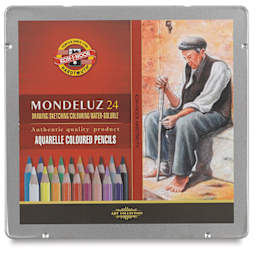 Aquarelle Pencils - Front cover of Set of 24 Colors