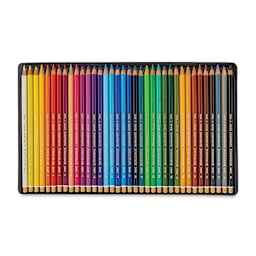 Koh-I-Noor Polycolor Dry Color Drawing Pencils, Set of 36. Inside of package.