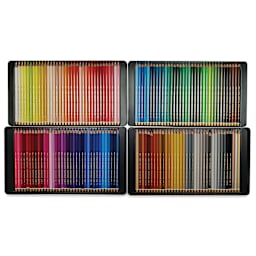 Koh-I-Noor Polycolor Dry Color Drawing Pencils - Assorted Colors, Tin, Set of 144, colors shown