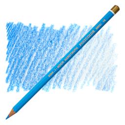 Koh-I-Noor Polycolor Dry Color Drawing Pencil - Sky Blue 16, swatch and pencil