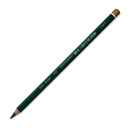 Koh-I-Noor Polycolor Dry Color Drawing Pencil - Dark Green 26, side