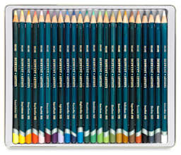 Derwent Artist Pencil Set - Tin Box, Set of 24 (set contents)