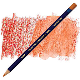 Derwent Inktense Pencil - Burnt Orange pencil and swatch