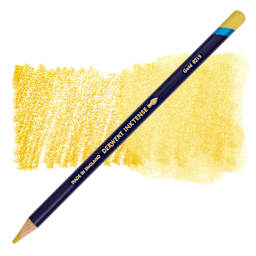 Derwent Inktense Pencil - Gold, swatch and pencil