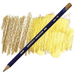 Derwent Inktense Pencil - Amber pencil and swatch