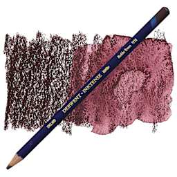 Derwent Inktense Pencil - Madder Brown pencil and swatch