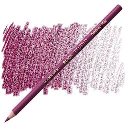 Blick Studio Artists' Colored Pencil - Bordeaux-Red pencil and swatch