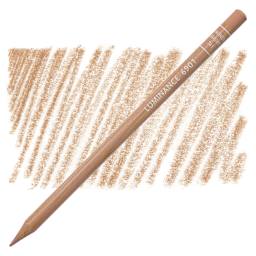 Caran d'Ache Luminance Colored Pencil - Warm Earth 5% pencil and swatch