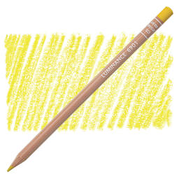 Caran d'Ache Luminance Colored Pencil - Indian Yellow pencil and swatch