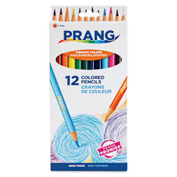 Prang Colored Pencils - Assorted Colors, Set of 12, front of packaging