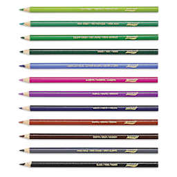 Prang Colored Pencils - Assorted Colors, Set of 24, second half of included colors