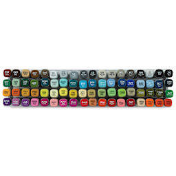 Copic Classic Marker - Set of 72, Set A Broad Range