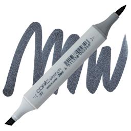 Copic Sketch Marker - Cool Gray C7 marker and swatch