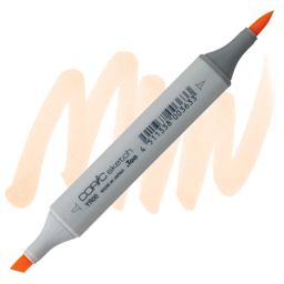 Copic Sketch Marker - Powder Pink YR00 marker and swatch